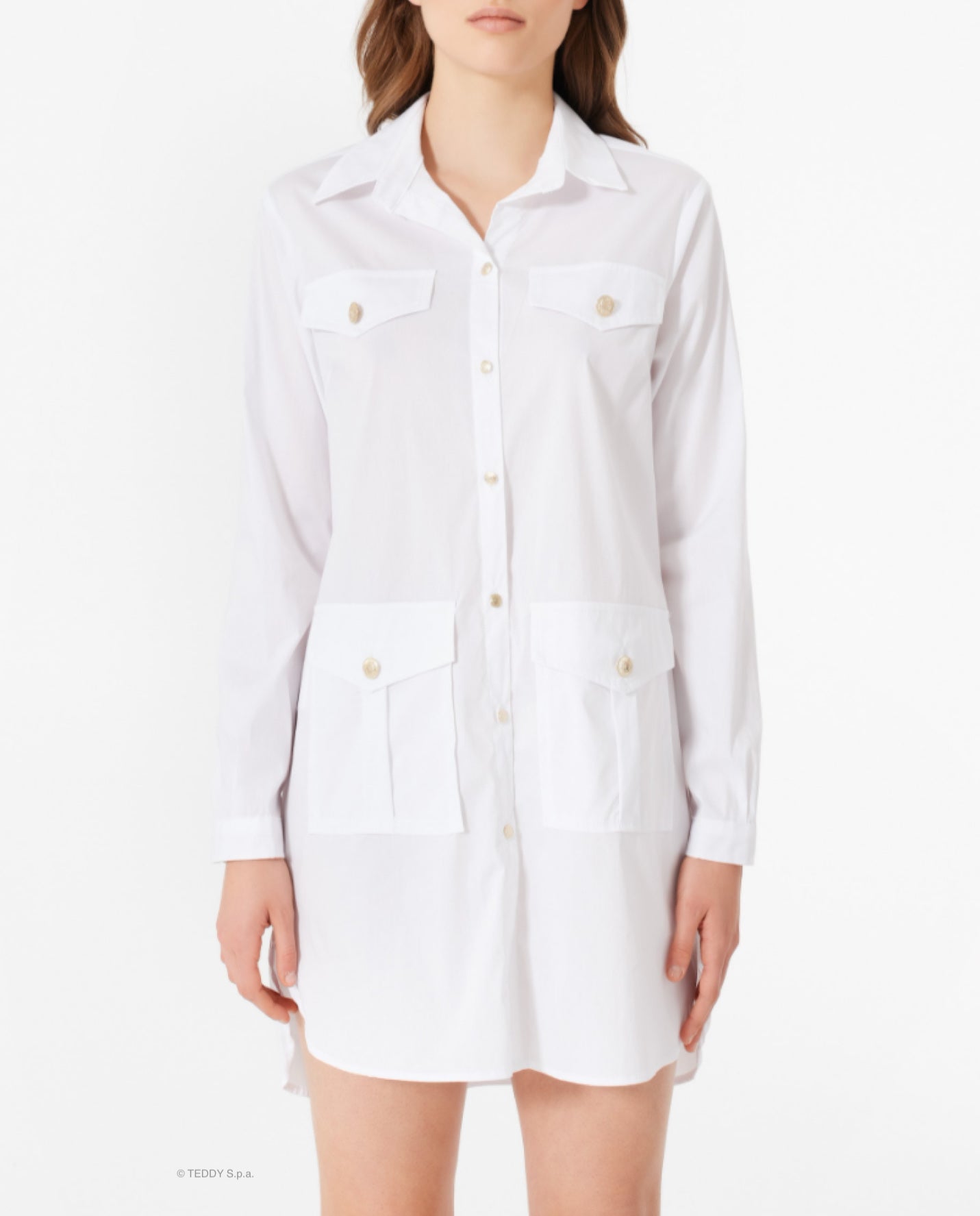 Blusenkleid weiß lo RC