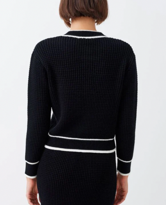 Cardigan Rippstrick var col RC