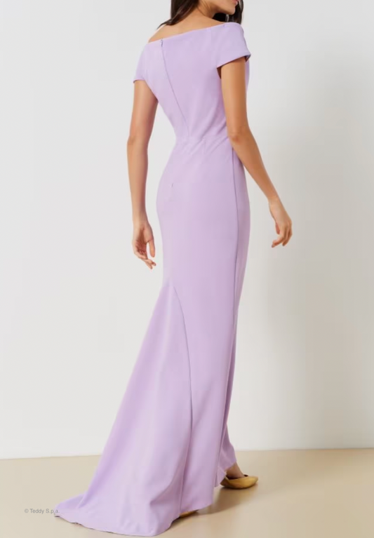 Kleid viola lang