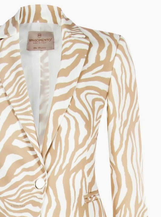 Blazer var col Zebra-Print