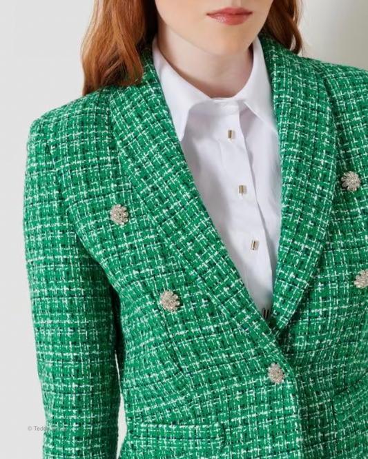 Jacke var verde Tweed