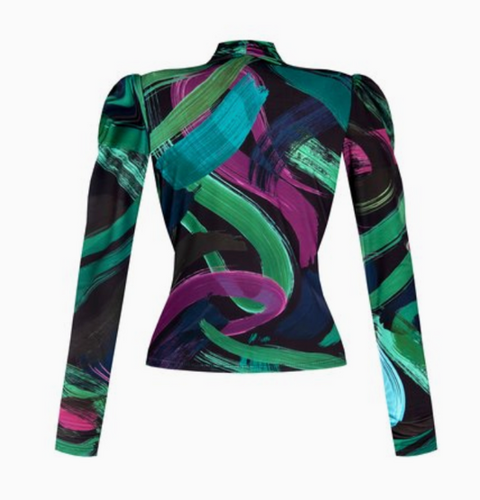 Bluse var grün RC