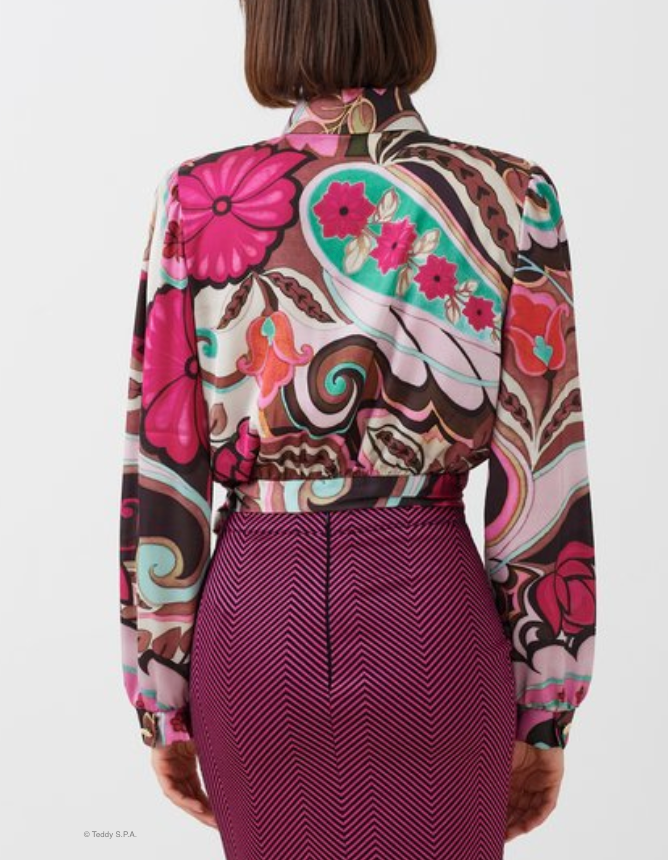 Bluse var fuxia RC