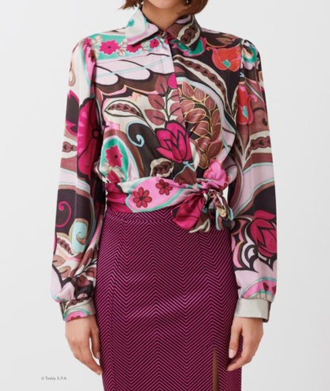 Bluse var fuxia RC