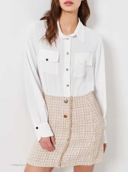 Bluse panna bianco