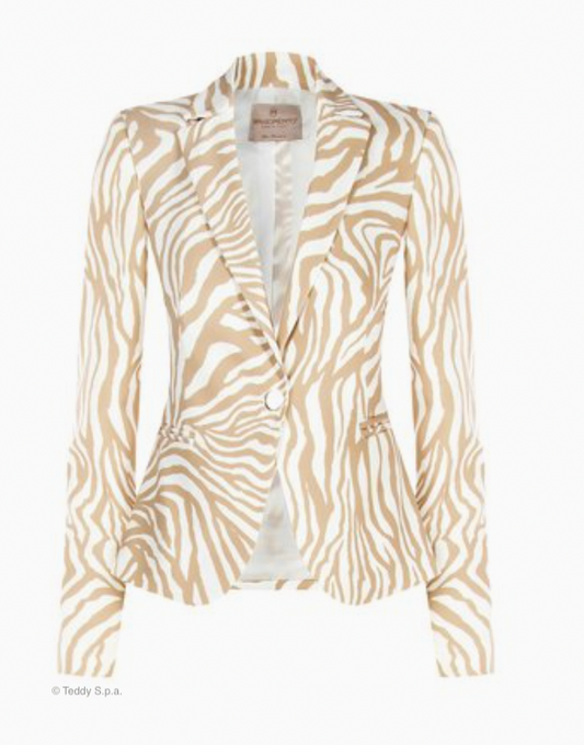 Blazer var col Zebra-Print