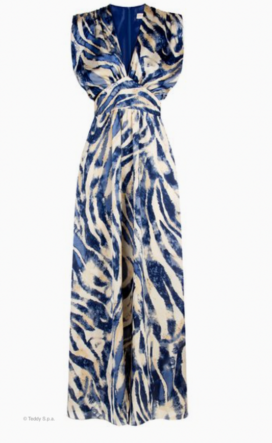 Kleid var col im Empire Stil